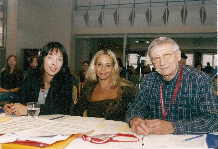 Championship jury members at their table