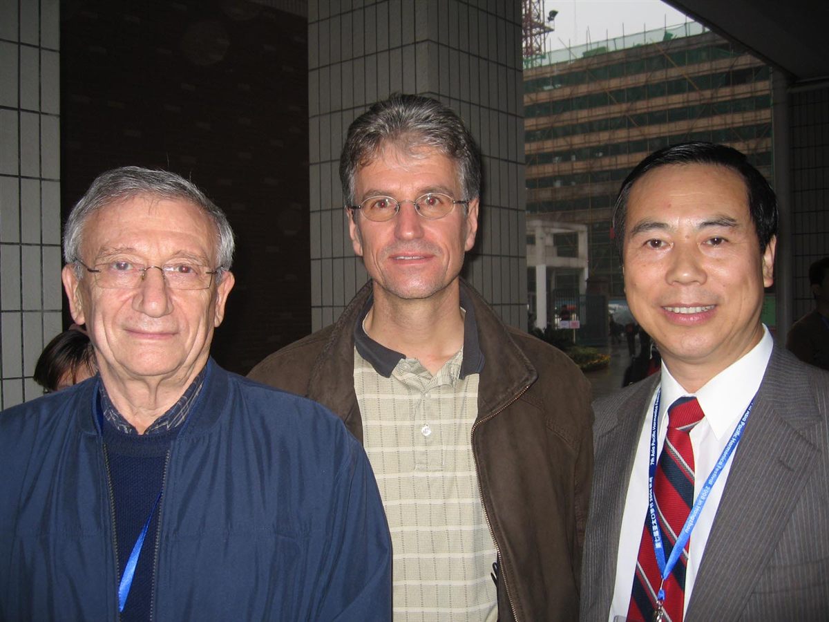Jean Labre with Gerhard Müller and Jia-Yi He at the Hangzhou festival